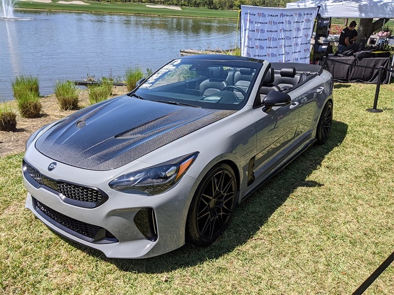 Представлен Kia Stinger кабриолет