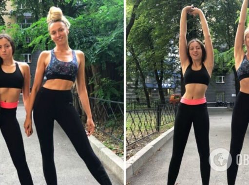 Полякова показала тренировку с дочерью на стадионе »Динамо». Видео