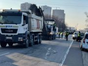 В Киеве начали ремонт Окружной дороги. Фото
