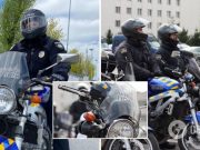 На улицы Киева снова выехали полицейские на мотоциклах. Фото