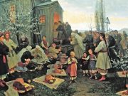 Пасхальный стол по-староукраински: ягненка фаршировали миндалем, а поросенка кашей