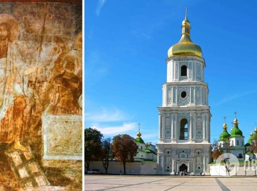 В сети показали фото уникальной для Европы фрески из Софийского собора
