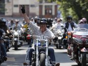 Кличко возглавил мотоколонну байкеров на MotoOpenFest-2021 в Киеве. Фото