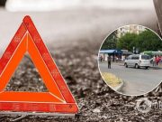 В Киеве автомобиль сбил женщину с ребенком. Фото и видео ДТП