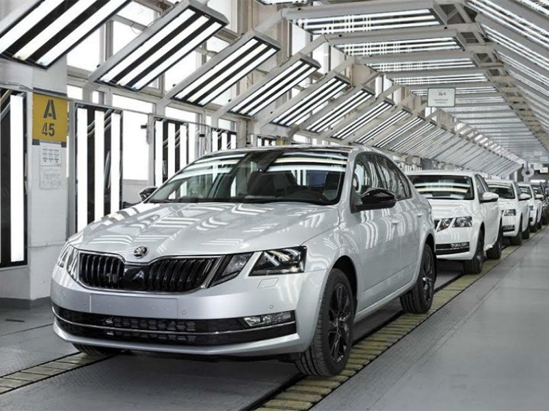 Skoda останавливает производство 