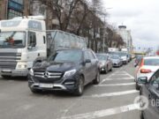 В Киеве на дорогах зафиксировали многочисленные пробки: где не проехать. Карта