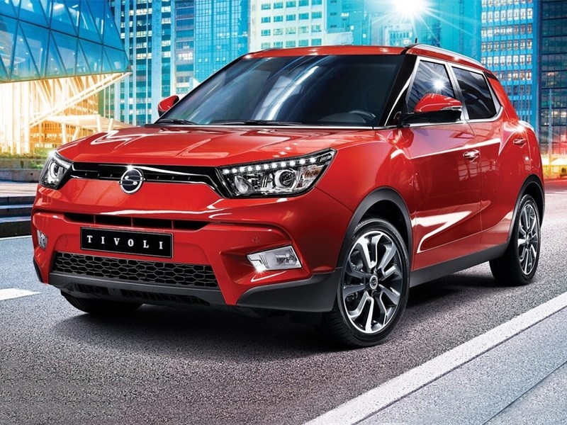 В Россию привезли кроссовер SsangYong Tivoli 