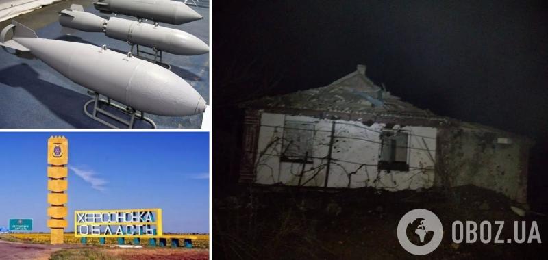 Россияне расстреляли управляемыми авиабомбами село на Херсонщине: некоторые дома уничтожены полностью. Фото