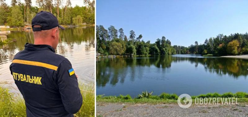 В Киеве в одном из озер в Пуща-Водице утонул мужчина